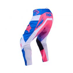 SPODNIE FOX 180 COLLECT BLUE/PINK  ENDURO CROSS