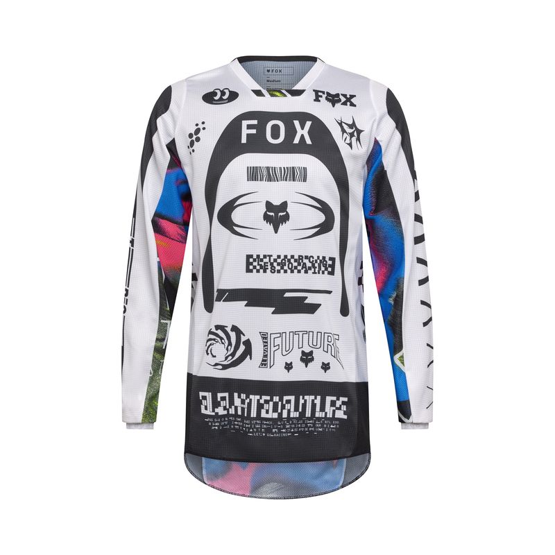 BLUZA FOX 180 IMAGE COSMO WHITE/BLACK  ENDURO CROSS
