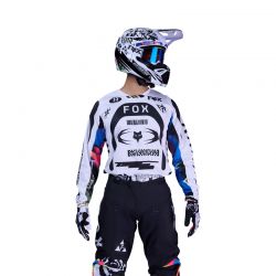 BLUZA FOX 180 IMAGE COSMO WHITE/BLACK  ENDURO CROSS