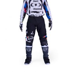 SPODNIE FOX 180 IMAGE COSMO WHITE/BLACK  ENDURO CROSS