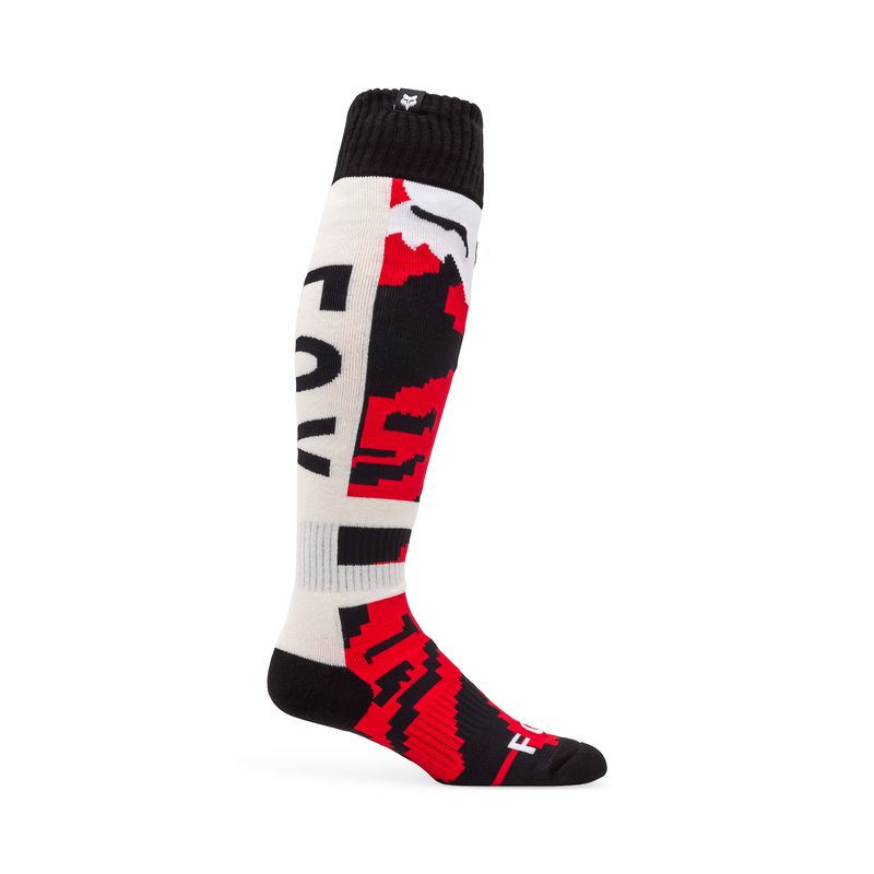 SKARPETY FOX 180 KAIROS WHITE/FLUO RED  ENDURO CROSS