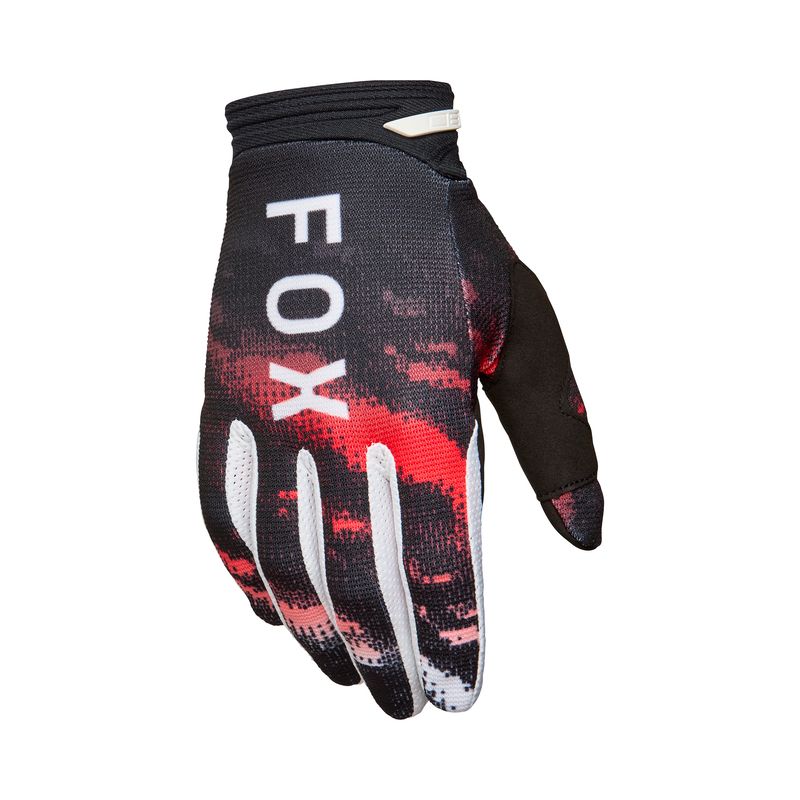 RĘKAWICE FOX 180 KAIROS WHITE/FLUO RED  ENDURO CROSS