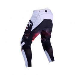 SPODNIE FOX 180 KAIROS WHITE/FLUO RED  ENDURO CROSS
