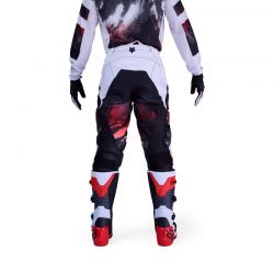 SPODNIE FOX 180 KAIROS WHITE/FLUO RED  ENDURO CROSS