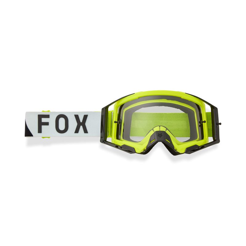 GOGLE FOX AIRSPACE TINE SMOKE FLUO YELLOW  ENDURO CROSS