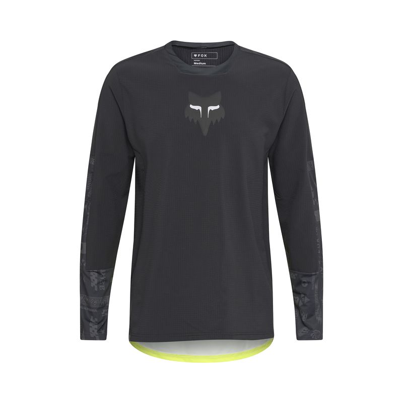KOSZULKA ROWEROWA Z DŁUGIM RĘKAWEM FOX DEFEND THERMAL LUNAR SE BLACK ENDURO CROSS KOSZULKA ROWEROWA Z DŁUGIM RĘKAWEM FOX DEFEND THERMAL LUNAR SE BLACK ENDURO CROSS