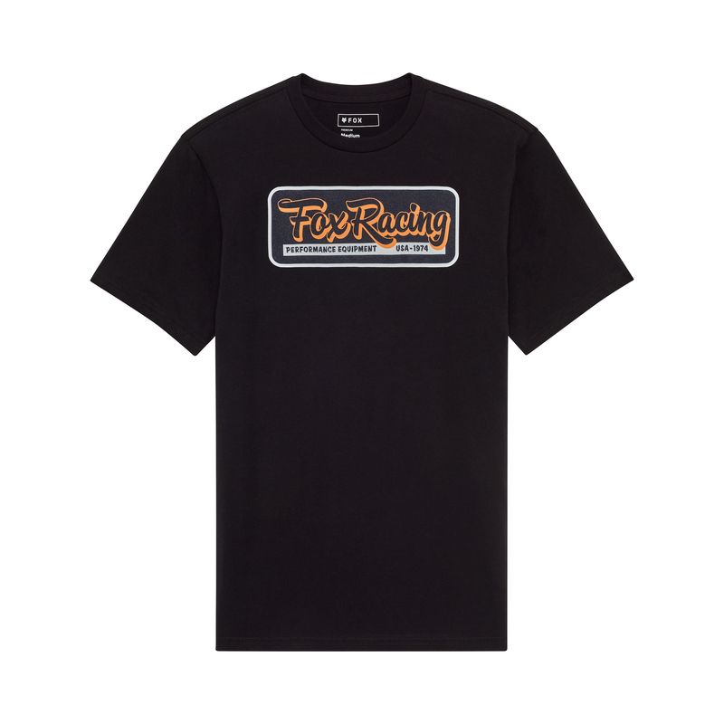 T-SHIRT FOX EQUIPPED PREM BLACK  ENDURO CROSS