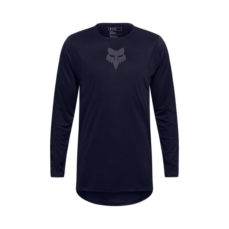 BLUZA FOX FLEXAIR BLACKOUT BLACK  ENDURO CROSS