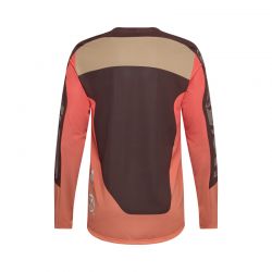KOSZULKA ROWEROWA Z DŁUGIM RĘKAWEM FOX FLEXAIR ELEVATED COCOA  ENDURO CROSS