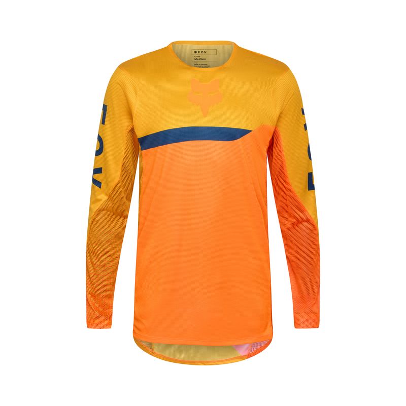 BLUZA FOX FLEXAIR FRACTURE TANGERINE  ENDURO CROSS