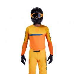 BLUZA FOX FLEXAIR FRACTURE TANGERINE  ENDURO CROSS