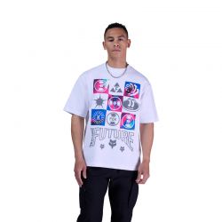 T-SHIRT FOX IMAGE COSMO MW OVERSIZED 1 WHITE  ENDURO CROSS