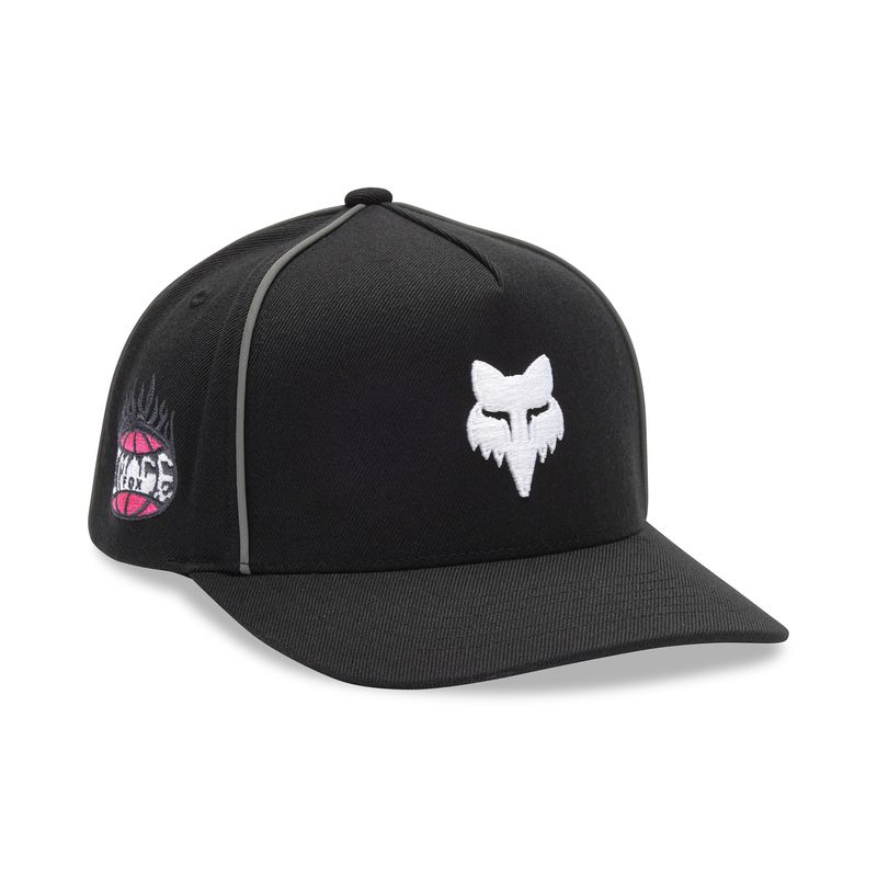 CZAPKA Z DASZKIEM FOX IMAGE COSMO SNAPBACK BLACK  ENDURO CROSS