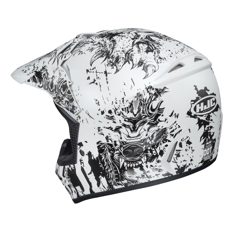 KASK HJC CS-MX II CREEPER WHITE/BLACK 