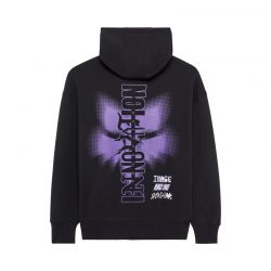 BLUZA Z KAPTUREM FOX IMAGE PHANTOM OVERSIZED FLEECE PO BLACK  ENDURO CROSS