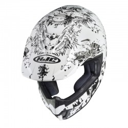 KASK HJC CS-MX II CREEPER WHITE/BLACK 