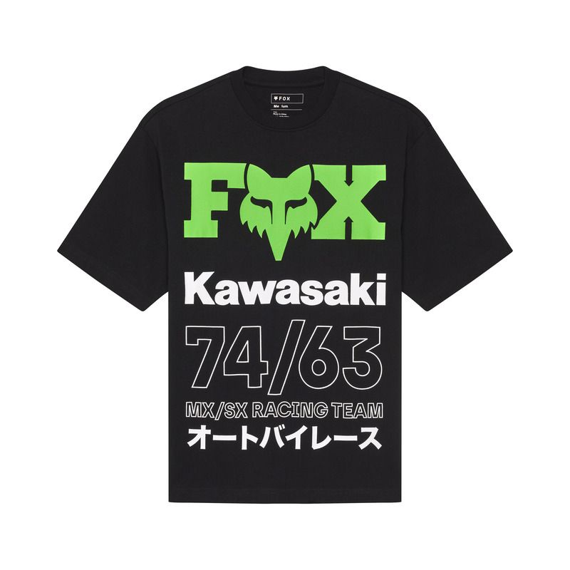 T-SHIRT FOX KAWI OVERSIZED BLACK  ENDURO CROSS