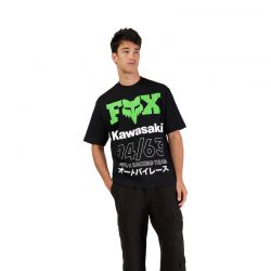 T-SHIRT FOX KAWI OVERSIZED BLACK  ENDURO CROSS