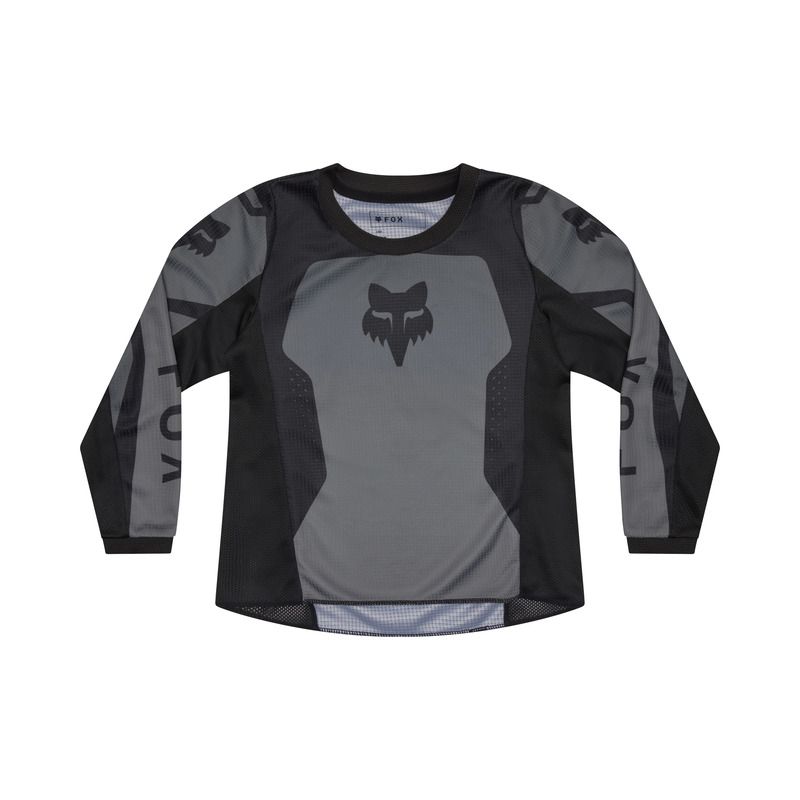 BLUZA FOX JUNIOR 180 SHIELD BLACK  ENDURO CROSS