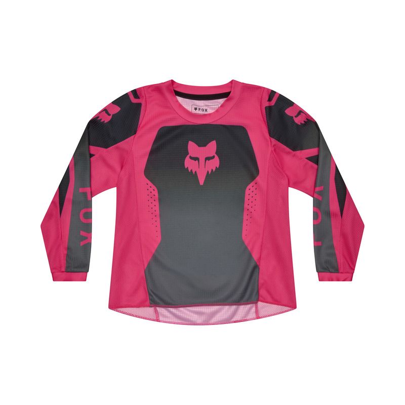 BLUZA FOX JUNIOR GIRLS 180 SHIELD BLACK/PINK  ENDURO CROSS