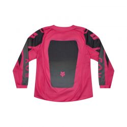 BLUZA FOX JUNIOR GIRLS 180 SHIELD BLACK/PINK  ENDURO CROSS