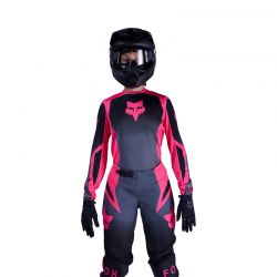 BLUZA FOX LADY 180 SHIELD BLACK/PINK  ENDURO CROSS