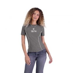 T-SHIRT FOX LADY MOTO-X FITTED HEATHER GRAPHITE  ENDURO CROSS