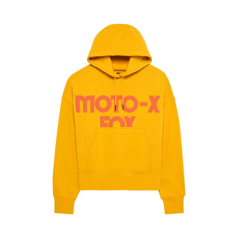BLUZA Z KAPTUREM FOX LADY MOTO-X OVERSIZED MUSTARD  ENDURO CROSS