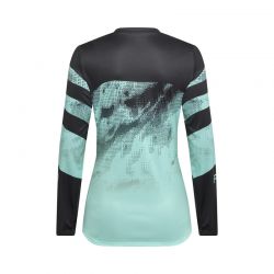 KOSZULKA ROWEROWA Z DŁUGIM RĘKAWEM FOX LADY RANGER KAIROS TURQUOISE  ENDURO CROSS