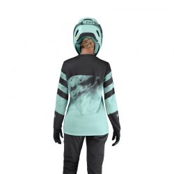 KOSZULKA ROWEROWA Z DŁUGIM RĘKAWEM FOX LADY RANGER KAIROS TURQUOISE  ENDURO CROSS
