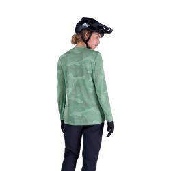 KOSZULKA ROWEROWA Z DŁUGIM RĘKAWEM FOX LADY RANGER TRU DRI PINE  ENDURO CROSS