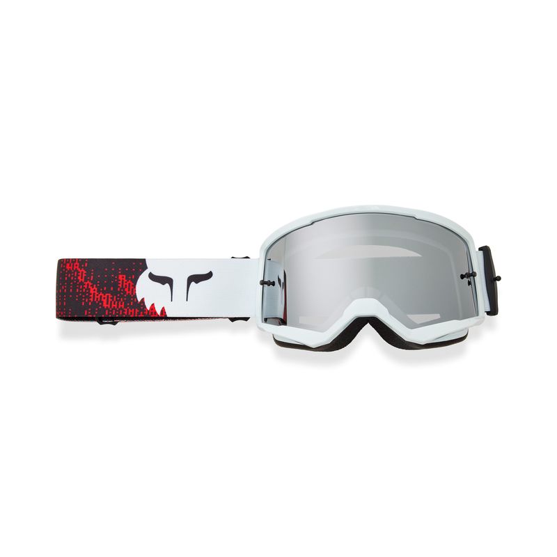 GOGLE FOX MAIN KAIROS SPARK WHITE/FLUO RED  ENDURO CROSS