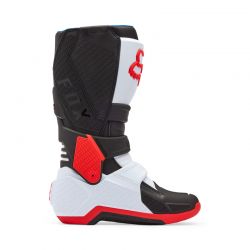 BUTY FOX MOTION WHITE/FLUO RED 9 (WKŁADKA 260MM) ENDURO CROSS