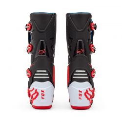 BUTY FOX MOTION WHITE/FLUO RED 9 (WKŁADKA 260MM) ENDURO CROSS