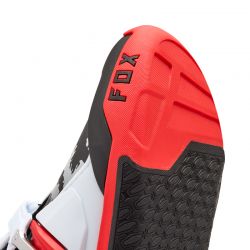 BUTY FOX MOTION WHITE/FLUO RED 9 (WKŁADKA 260MM) ENDURO CROSS