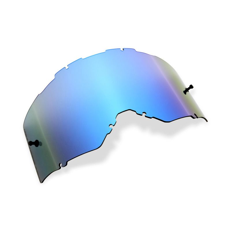SZYBA DO GOGLI FOX MX24 AIRSPACE/MAIN INJ LENS-MIRROR BLUE  ENDURO CROSS