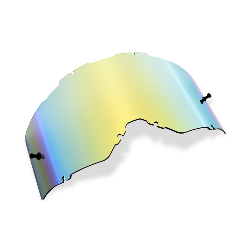 SZYBA DO GOGLI FOX MX24 AIRSPACE/MAIN INJ LENS-MIRROR GOLD  ENDURO CROSS