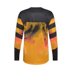 KOSZULKA ROWEROWA Z DŁUGIM RĘKAWEM FOX RANGER KAIROS TANGERINE  ENDURO CROSS