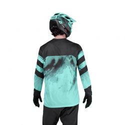 KOSZULKA ROWEROWA Z DŁUGIM RĘKAWEM FOX RANGER KAIROS TURQUOISE  ENDURO CROSS