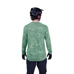 KOSZULKA ROWEROWA Z DŁUGIM RĘKAWEM FOX RANGER TRU DRI PINE  ENDURO CROSS