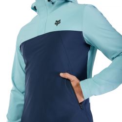 BLUZA ROWEROWA Z KAPTUREM FOX RANGER WIND PULLOVER VINTAGE WASH  ENDURO CROSS