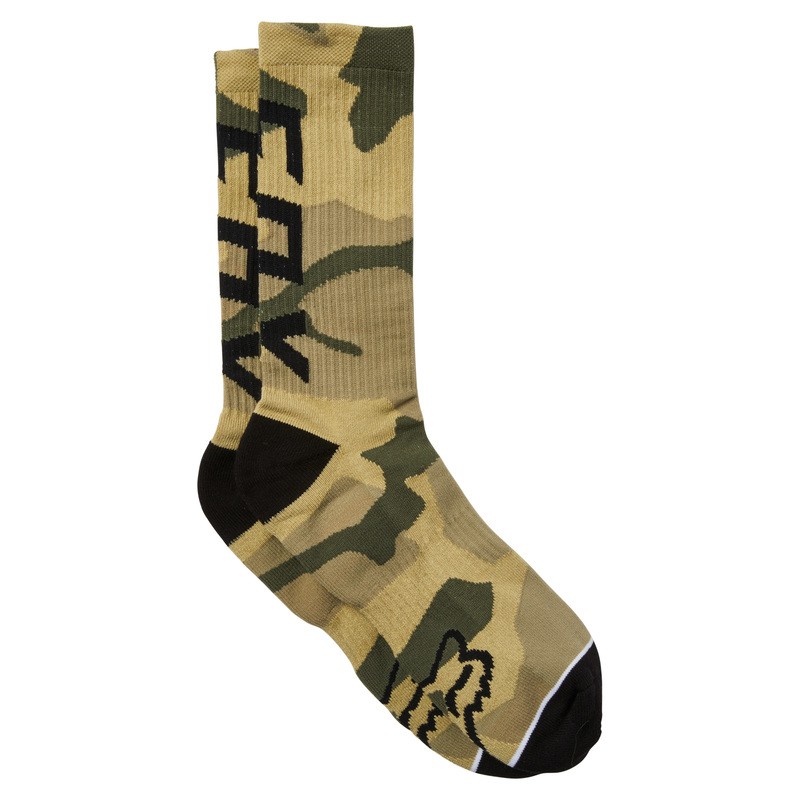 SKARPETY FOX CUSHIONED CREW CAMO  ENDURO CROSS