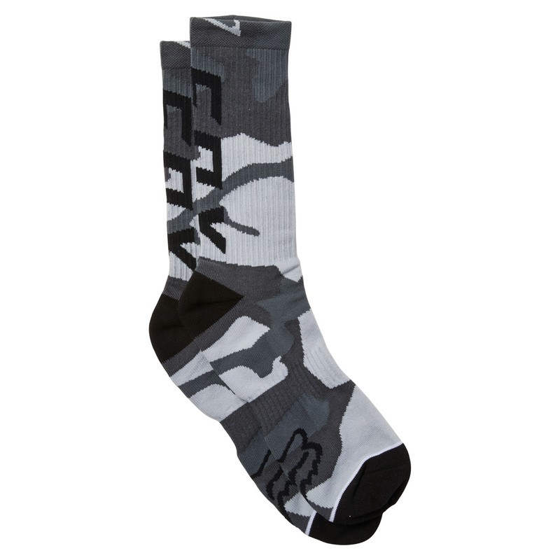 SKARPETY FOX CUSHIONED CREW BLACK CAMO  ENDURO CROSS