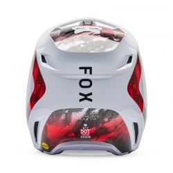 KASK FOX V1 KAIROS WHITE/FLUO RED  ENDURO CROSS