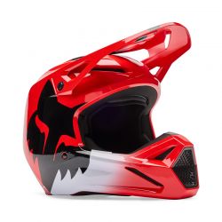 KASK FOX V1 SHIELD FLUO RED  ENDURO CROSS