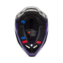 KASK FOX V3 DRIP BLACK/PURPLE  ENDURO CROSS
