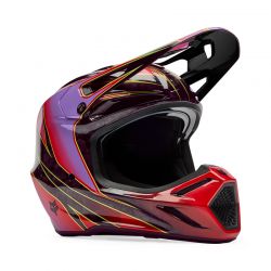 KASK FOX V3 RS CANVAS RED  ENDURO CROSS