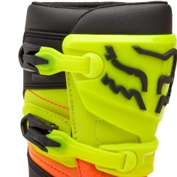 BUTY FOX JUNIOR COMP ORANGE/YELLOW Y3 (WKŁADKA 222MM) ENDURO CROSS