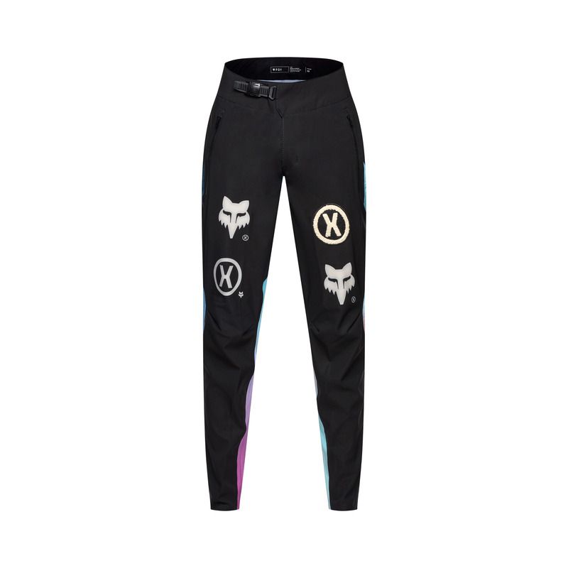 SPODNIE ROWEROWE FOX FLEXAIR PANT HELLO FUTURE BLACK  ENDURO CROSS