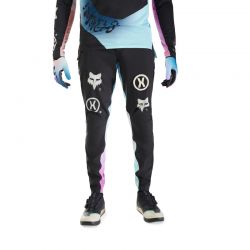 SPODNIE ROWEROWE FOX FLEXAIR PANT HELLO FUTURE BLACK  ENDURO CROSS